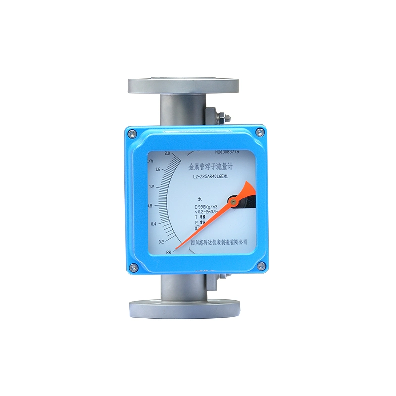 High Accuracy Variable Area Wet Type Liquid Gas Metal Tube Rotameter Flow Meter